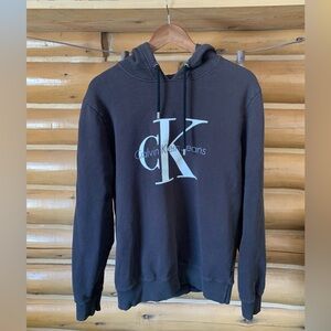 Calvin Klein Jeans Unisex Charcoal Grey Hoodie